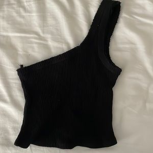 One shoulder tank top